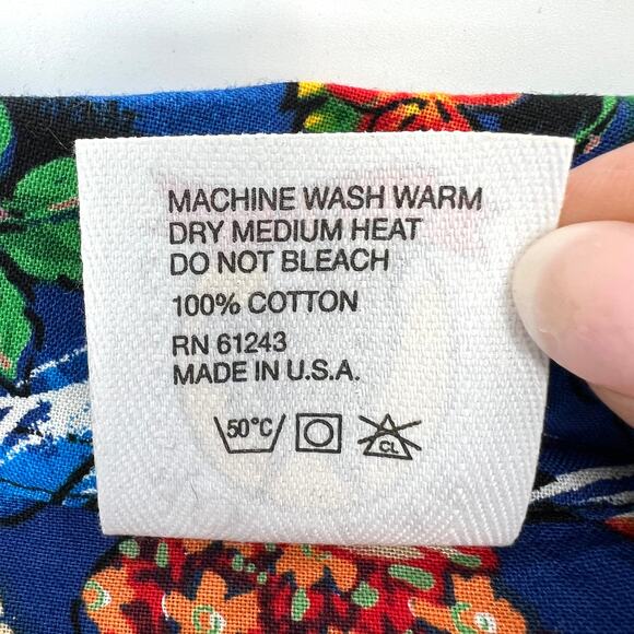 Vintage Mens Max Boxxer Yo Wear 100% Cotton Santa Claus Hawaiian Shirt Size L - Picture 7 of 11